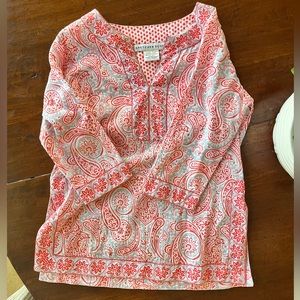 Paisley Gretchen Scott Blouse Small